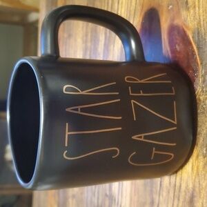 Rae Dunn Black Star Gazer Coffee Mug